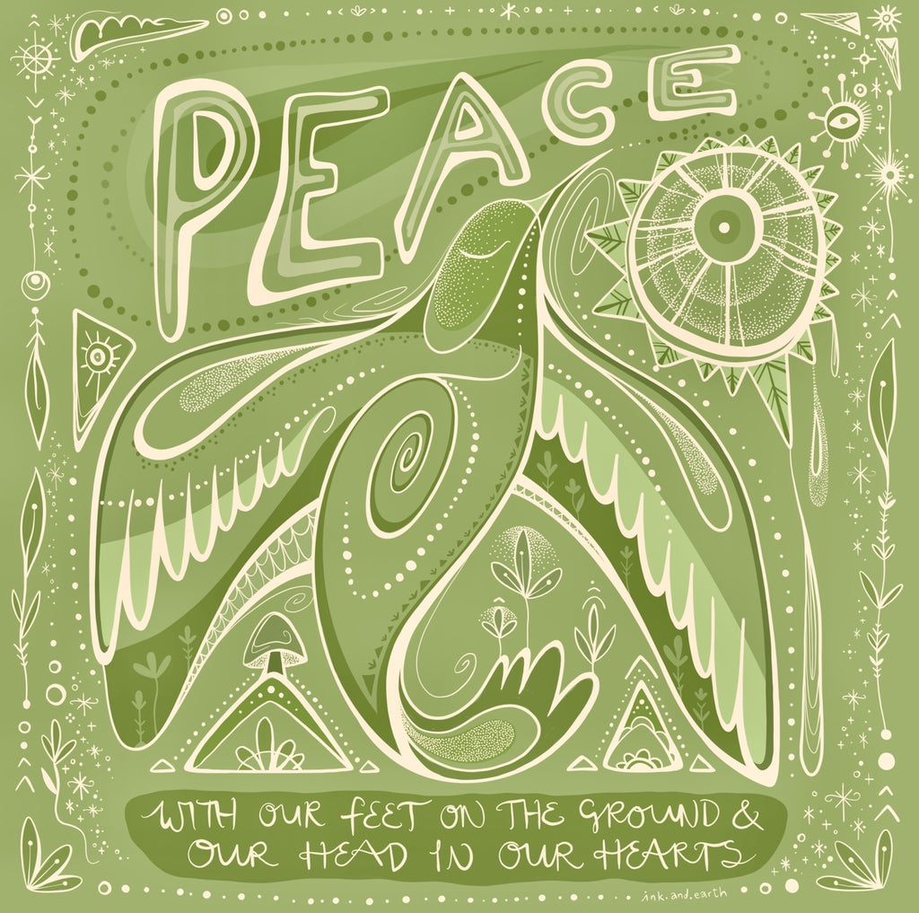Peace- Art Print on recycled paper